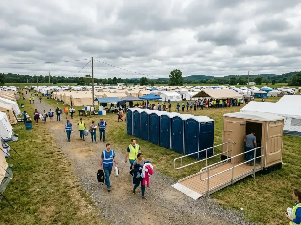disaster-relief-camp-restrooms-010 — frequently asked questions, Dumpster & Portable Bathrooms Rental in The Colony, TX